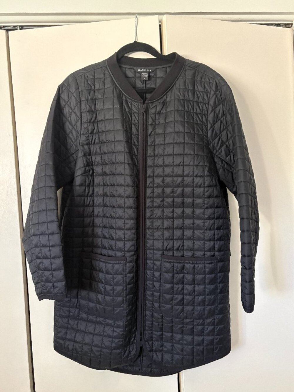 Athleta Black Quilted Jacket